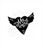 Cartoon Winged Heart