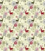 Deer Flowers Christmas artwork
