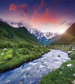 Georgia Caucasus Hills artwork