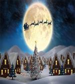 Santa Claus Full Moon