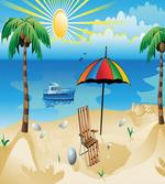 Cartoon Coast Pattern
