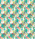 Colorful Flowers and Leaf