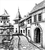 Old Town Street Peaceful