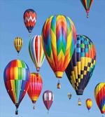 Colorful Air Travel