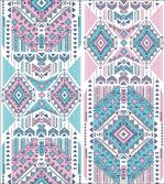 Pink Teal Aztec