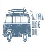 California Surfing Club Vintage