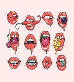 Pierced Tongue Teeth Braces