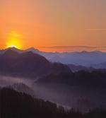Dawn on Misty Mountains
