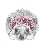 Hand Drawn Romantic Wreath