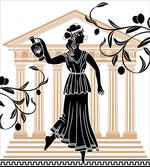 Greek Woman and Amphora