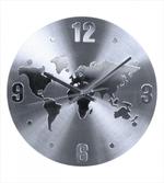 World Map Clock Pattern
