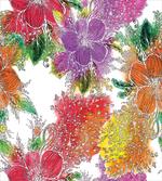 Abstract Colorful Flowers