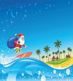 Surfing Santa Beach