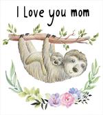 Mom Sloth and Baby