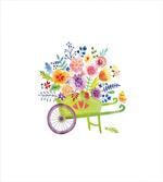 Wheelbarrow Flowers