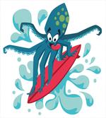Surfer Octopus