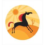 Abstract Animal Desert artwork