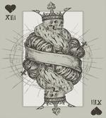 Skeleton on Playing Cards