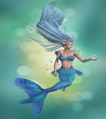 Mermaids Swimming