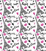 Pink Kiss Eiffel Love