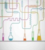 Beakers with Solution and Tubes