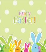 Colorful Cartoon Bunnies