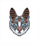 Colorful Shepherd Dog