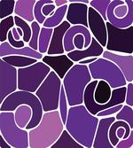 Purple Shaded Spirals