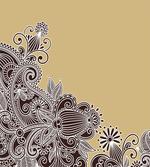 Vintage Style Folk Doodle