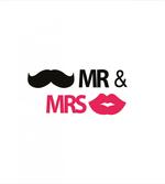 Lips Moustache Mr Mrs