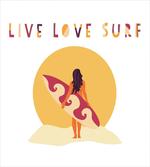 Live Love Surf Girl