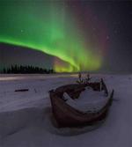 Boat and Galaxy