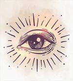 Gaze of an Elderly Man Art