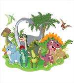 Cartoon Group Dinosaur