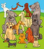 Nursery Funny Happy Dogs