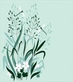 Dragonflies Wild Grass artwork