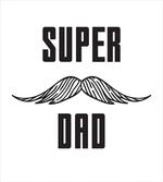 Super Dad with Mustache