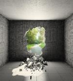 Concrete Room Hole Exit