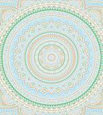 Oriental Motif Pastel Tone