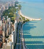 Aerial Vista Chicago City