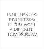 Push Harder Words