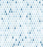 Raindrops White Navy