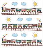 Cartoon Train Tracklines