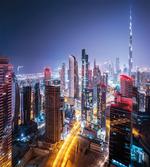 Night Dubai Tourist Travel