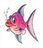 Cartoon Female Goldfish