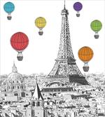 Eiffel Tower and Balloons