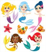 Mermaids Sea Friends