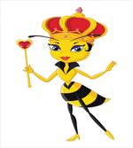 Cartoon Style Bee
