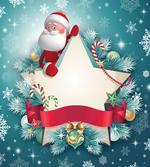 Santa Star Snowflake