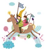 Fairy Cartoon Composition